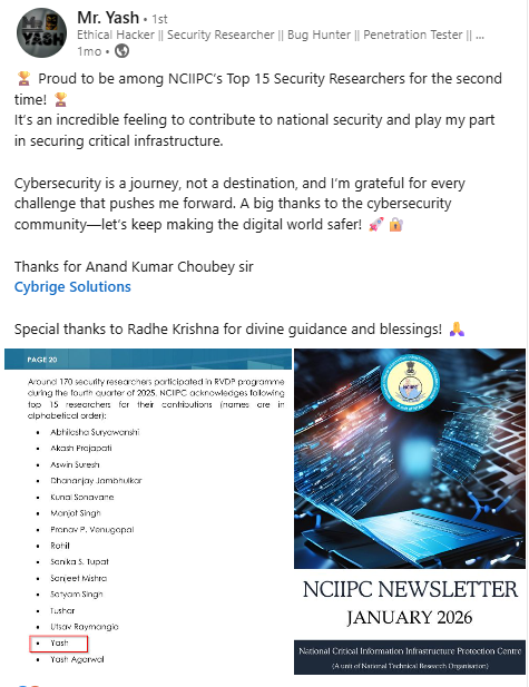 LinkedIn Achievement Screenshot 1